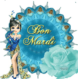 Gif animé Bon mardi femme